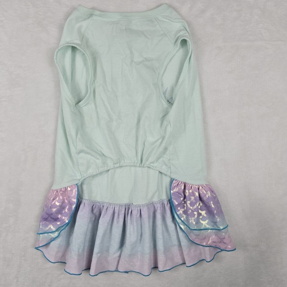 Top Paw Dog Mermazing Shirt Skirt Size XL Teal 2020 Mermaid Apparel - Picture 4 of 6